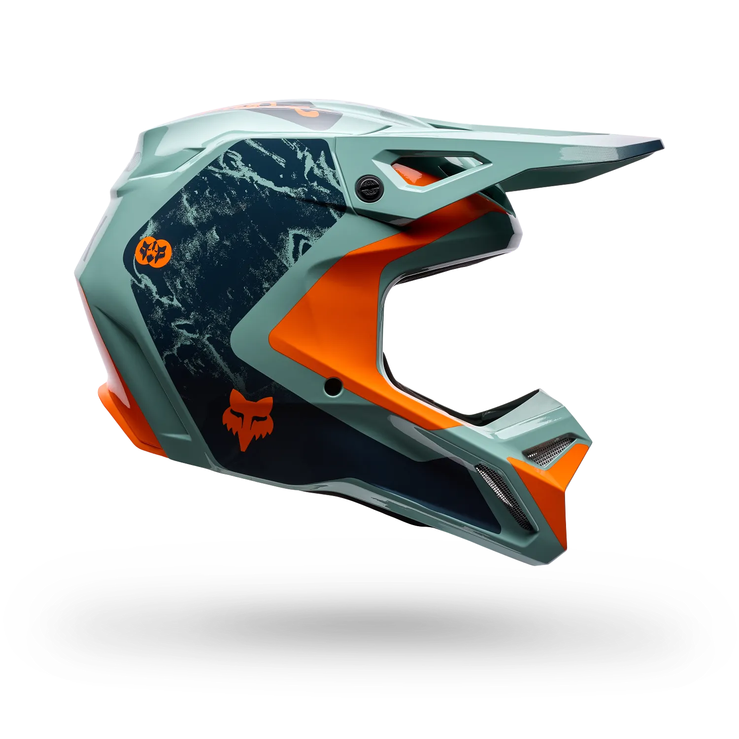 V1 IMAGE PRINT HELMET (Arctic Blue) | Fox Racing