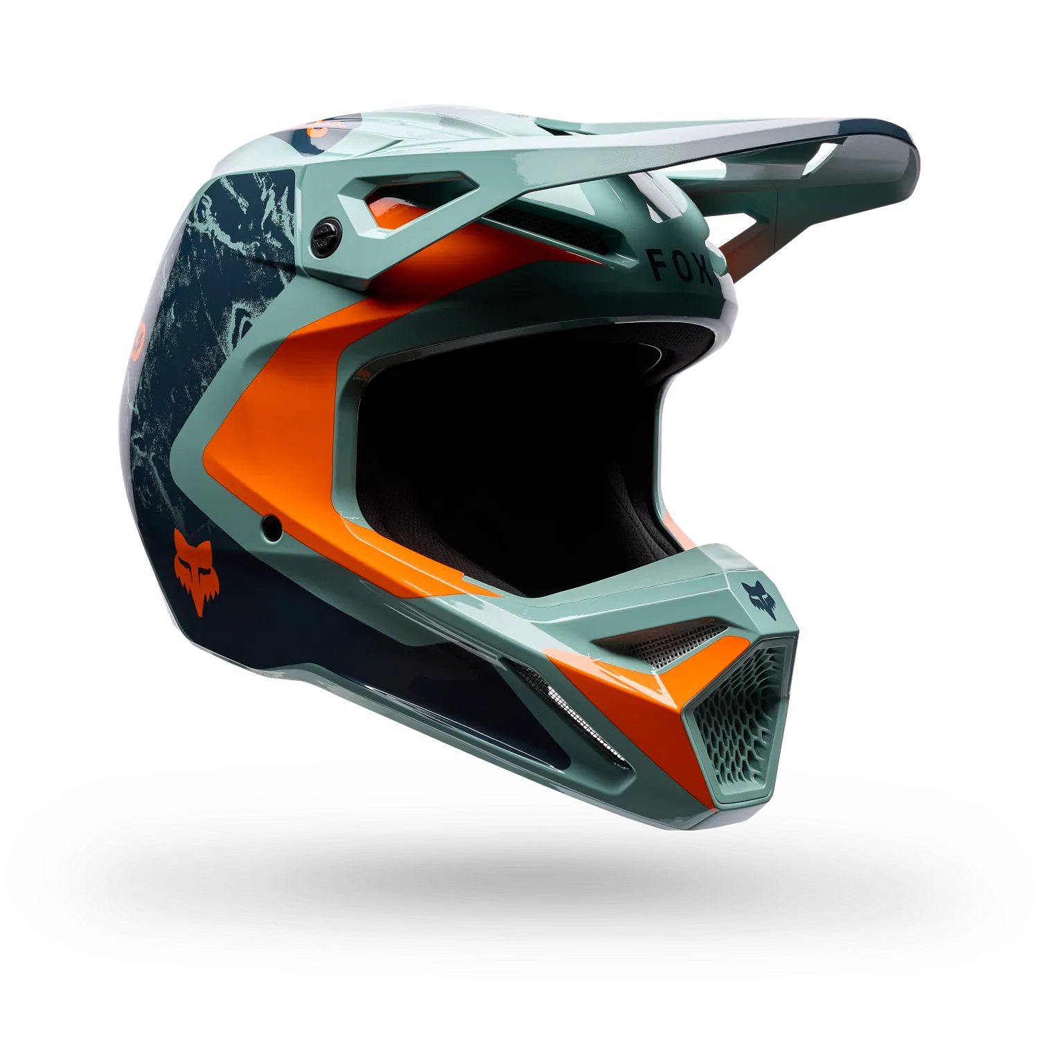 V1 IMAGE PRINT HELMET (Arctic Blue) | Fox Racing