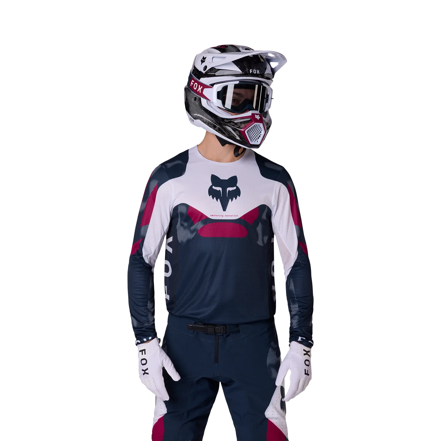 FLEXAIR TACTILE JERSEY (White) | Fox Racing