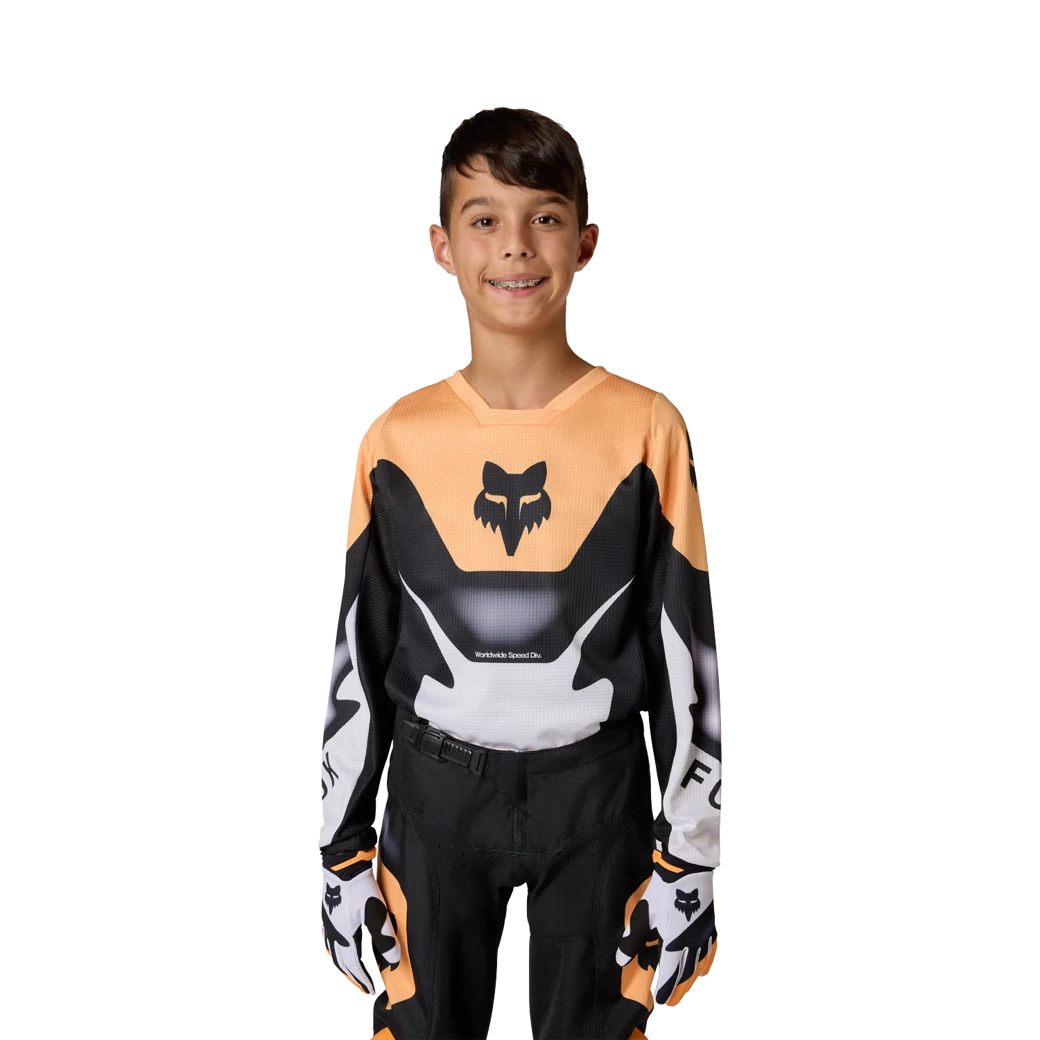 YTH 180 NOBLE JERSEY (BLK/WHT) | FOXHEAD