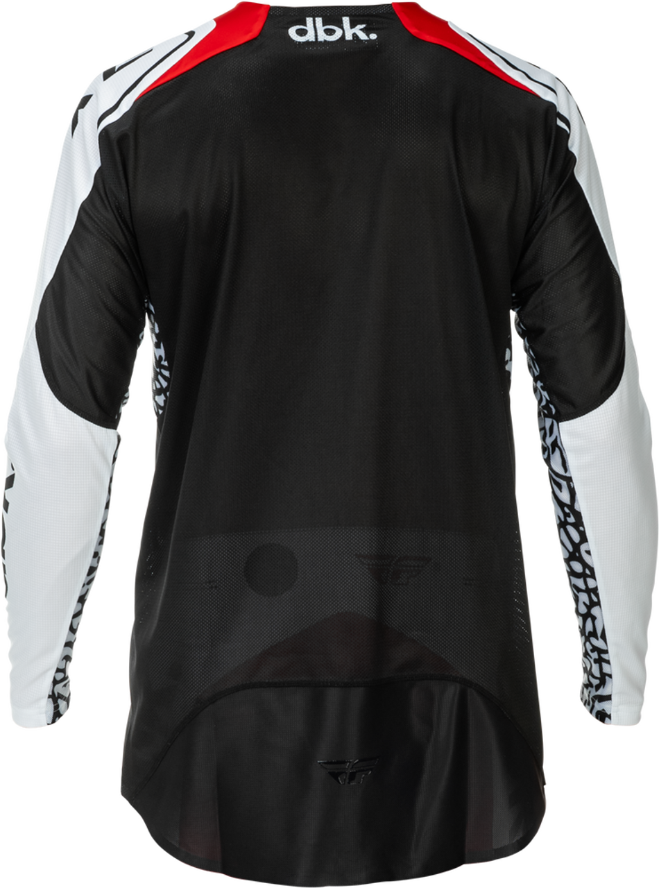 EVOLUTION DBK JERSEY (Black/White/Red) | FLY RACING