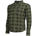 TRUE GRIT MEN'S ARMOURED/REINFORCED MOTO SHIRT(Olive) | Speed and Strength