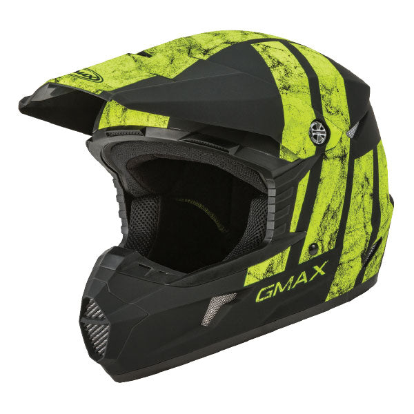 YOUTH MX46 DOMINANT MX HELMET (Matte Black Hi-Vis) | Gmax