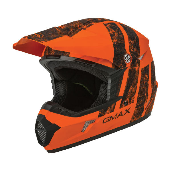 YOUTH MX46 DOMINANT MX HELMET (Matte Black/Orange) | Gmax