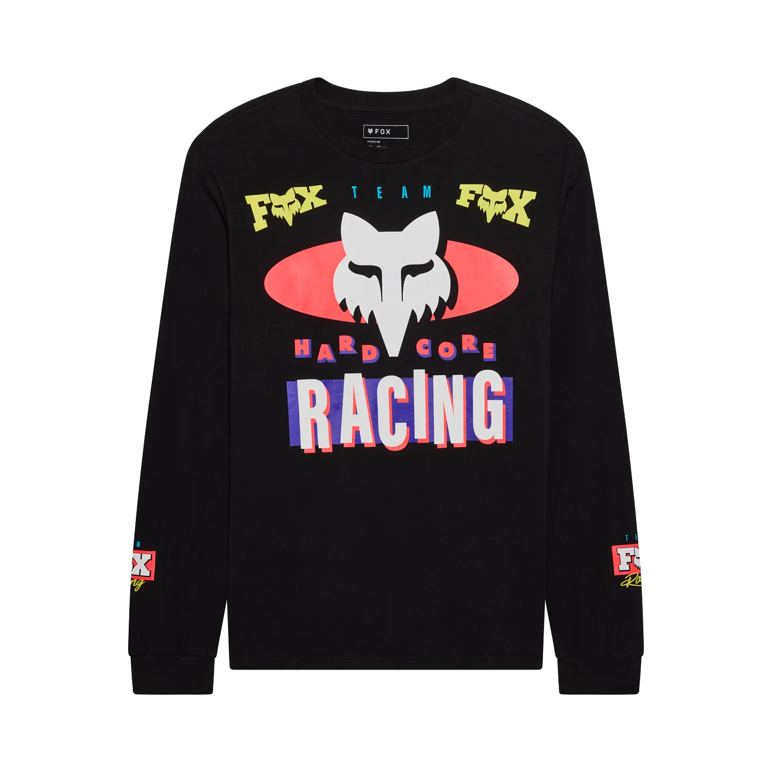 HARDCORE 195 ORIGINAL LS TEE (Black) | Fox Racing