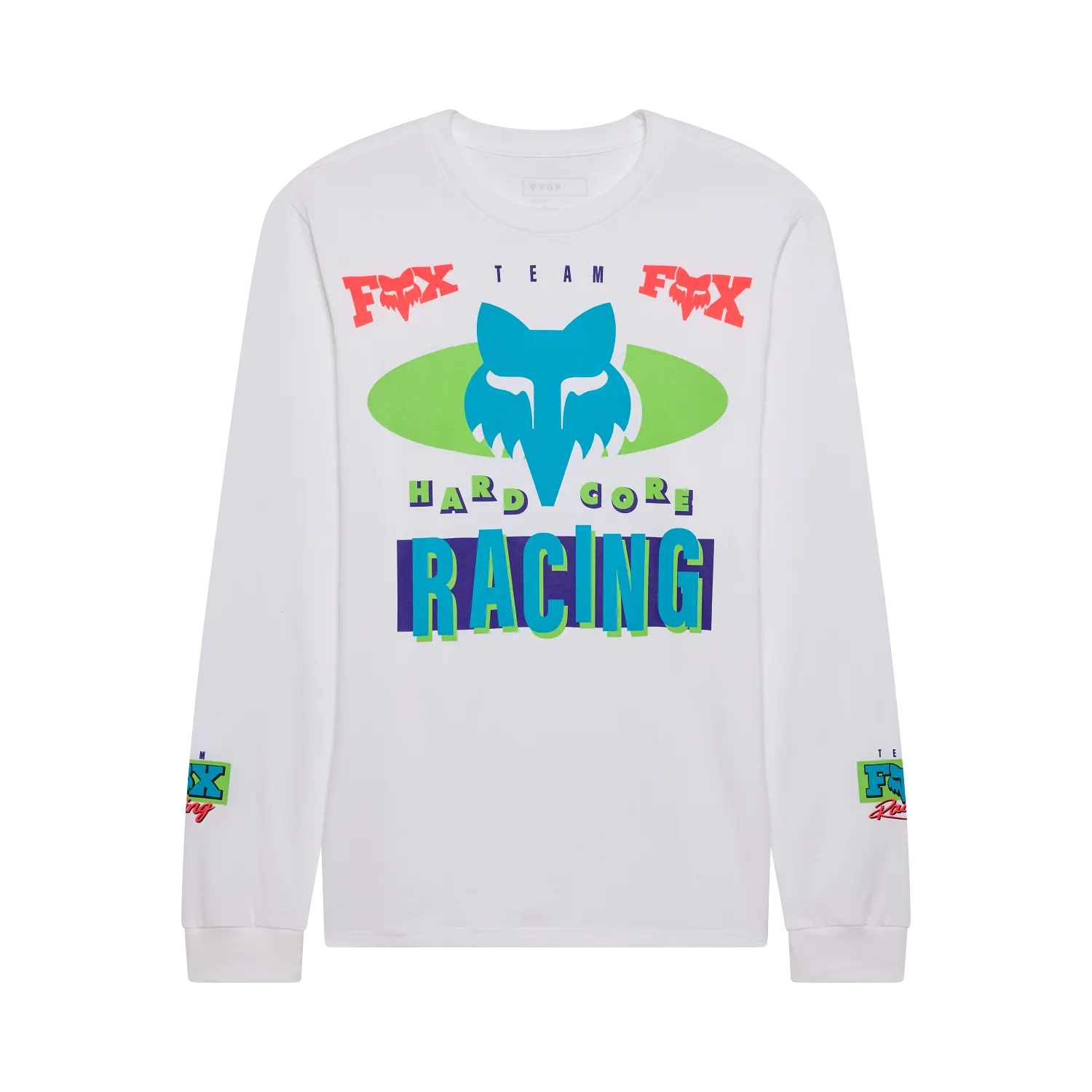 HARDCORE 195 ORIGINAL LS TEE (White) | Fox Racing