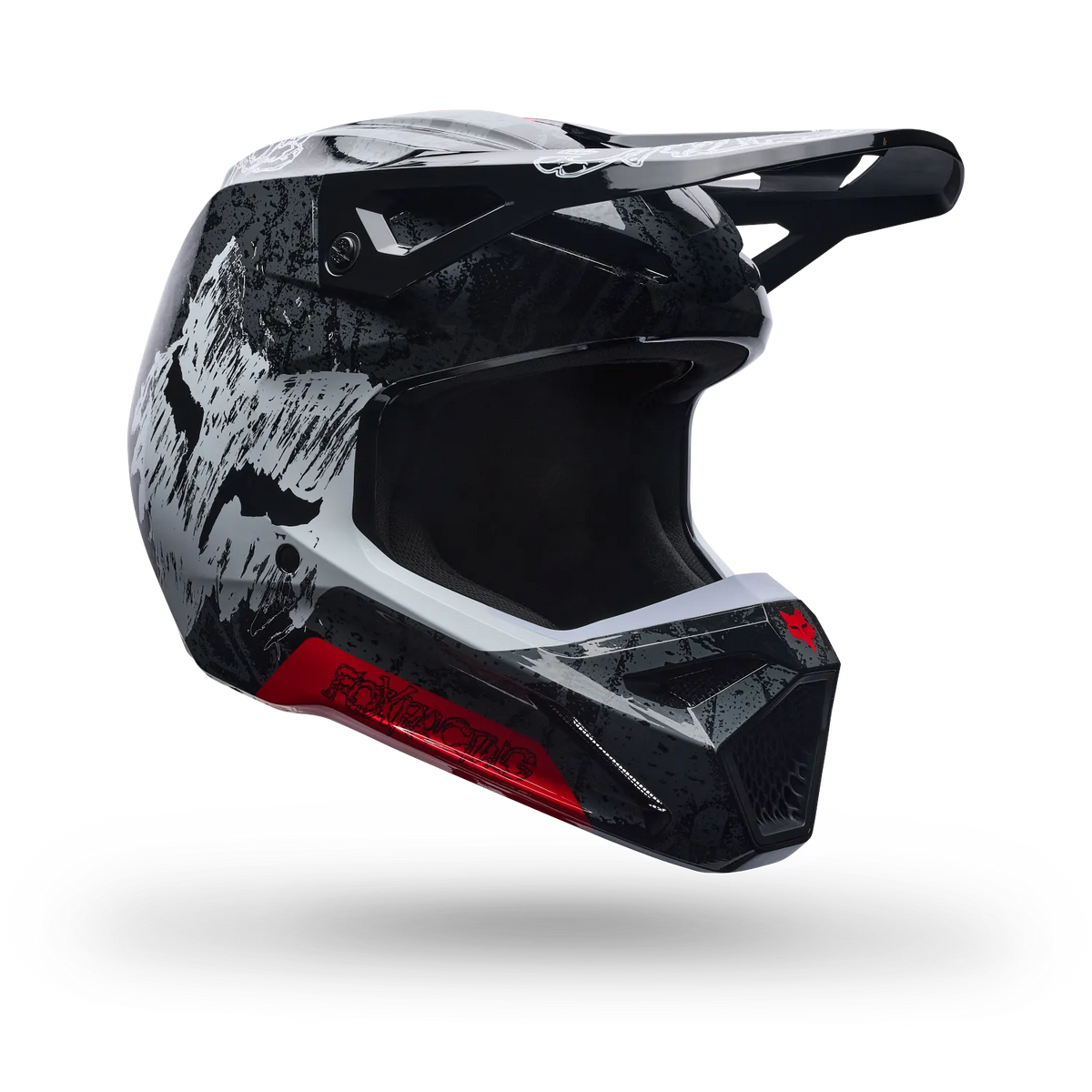 YOUTH V1 ABYSS HELMET (BLACK) | Fox Racing