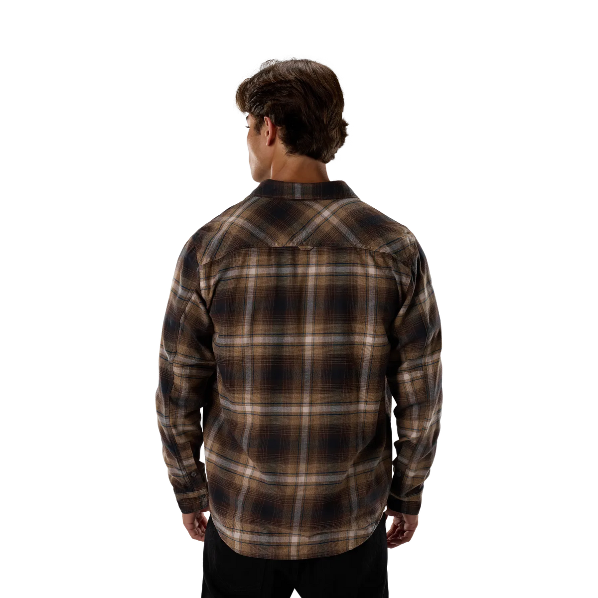 SURVIVALIST STRETCH FLANNEL LS (BRN SUG) | FOX RACING