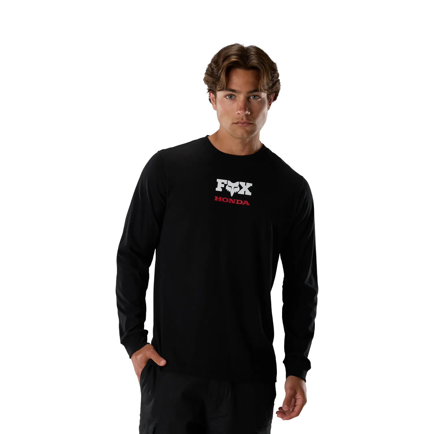 HONDA 195 ORIGINAL LS TEE (BLACK) | Fox Racing