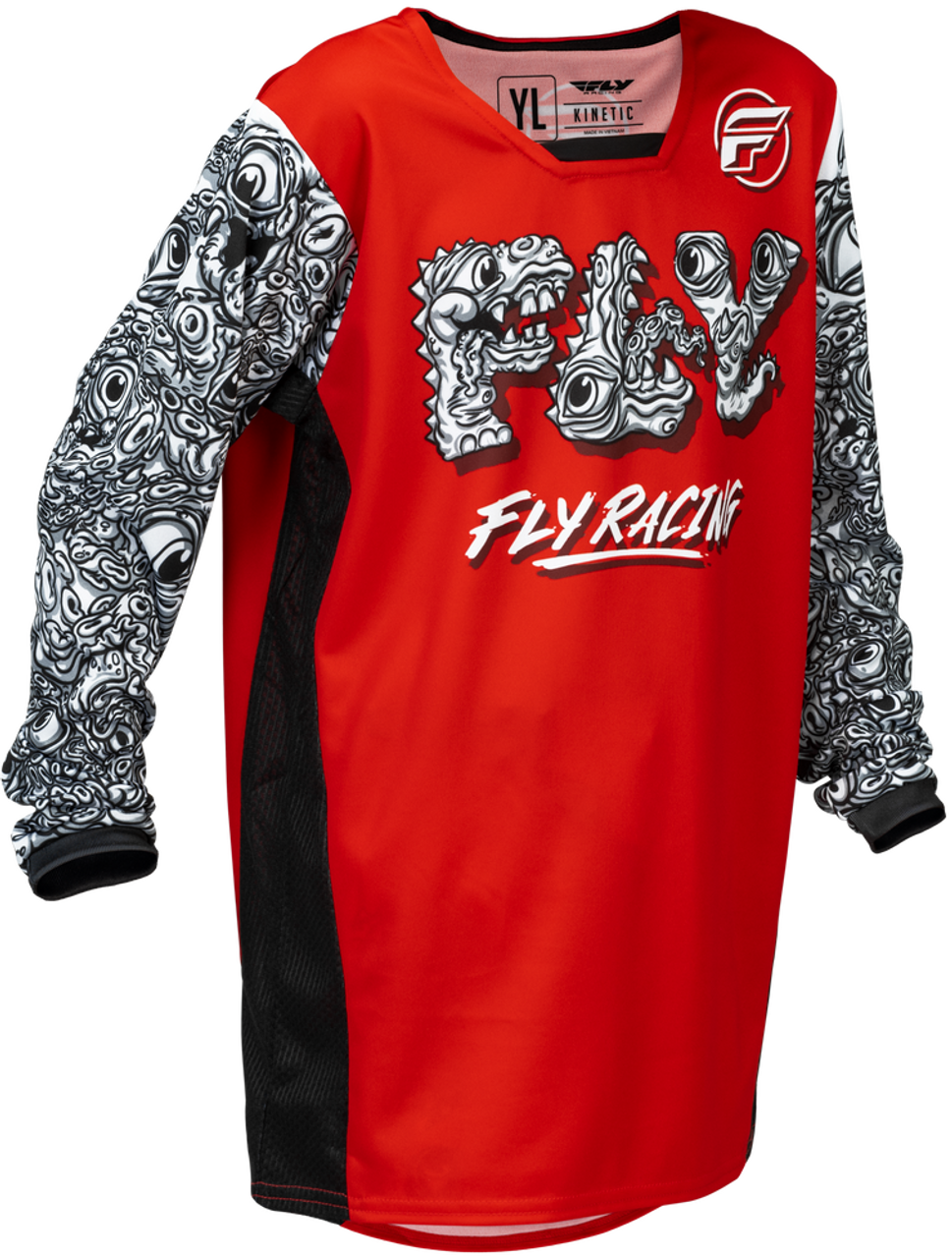 YOUTH KINETIC JERSEY MUTANT (RED/WHITE/ BLACK) | FLY RACING