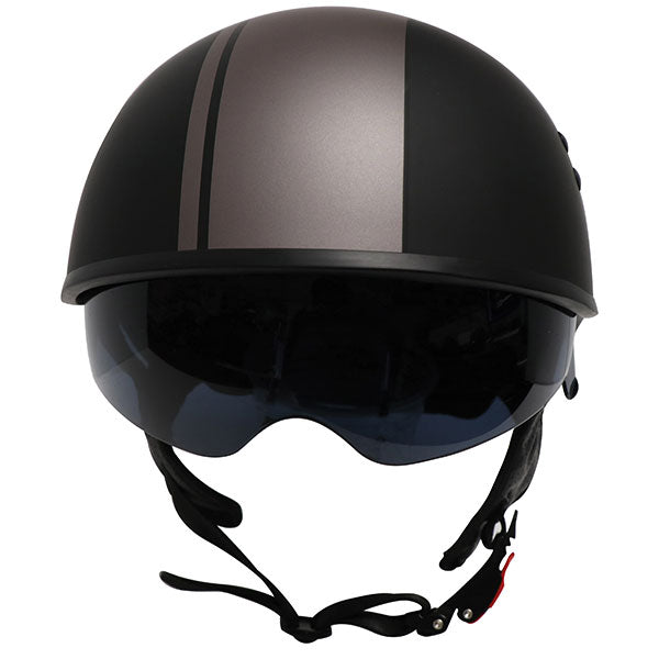 ADULT ZOAN Z-5 HALF HELMET (Matte Silver) | Gmax