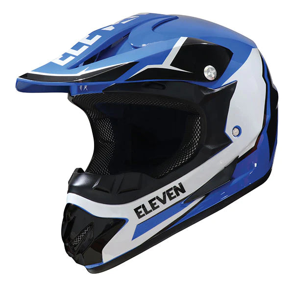 YOUTH ELEVEN RAID MX HELMET (Blue/Black/White) |Gmax