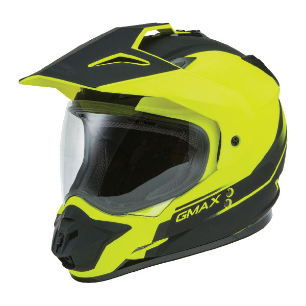 ADULT GM11 SCUD DUAL SPORT HELMET (Scud matte Hi-Vis/Black) | Gmax