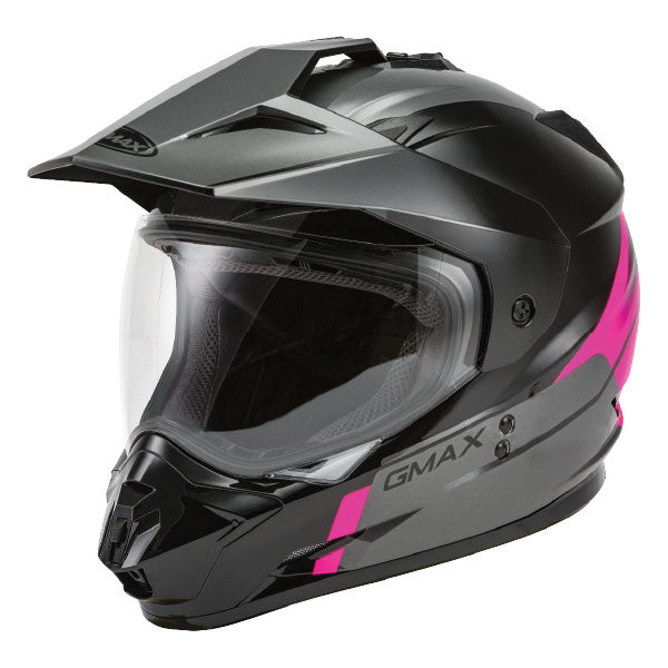 ADULT GM11 SCUD DAUL SPORT HELMET (Scud Black/Pink/Grey) | Gmax