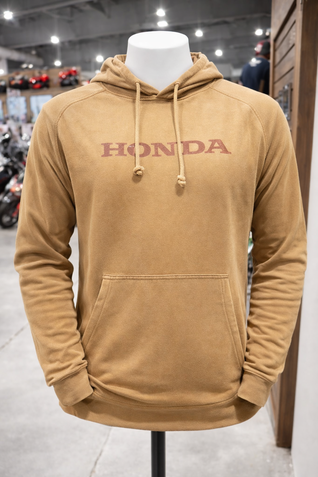 VINTAGE RAGLAN HONDA HOODIE (Tan) | TNT