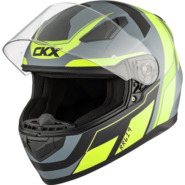 RR619 INTERCEPTOR HELMET (Mat Yellow) | CKX
