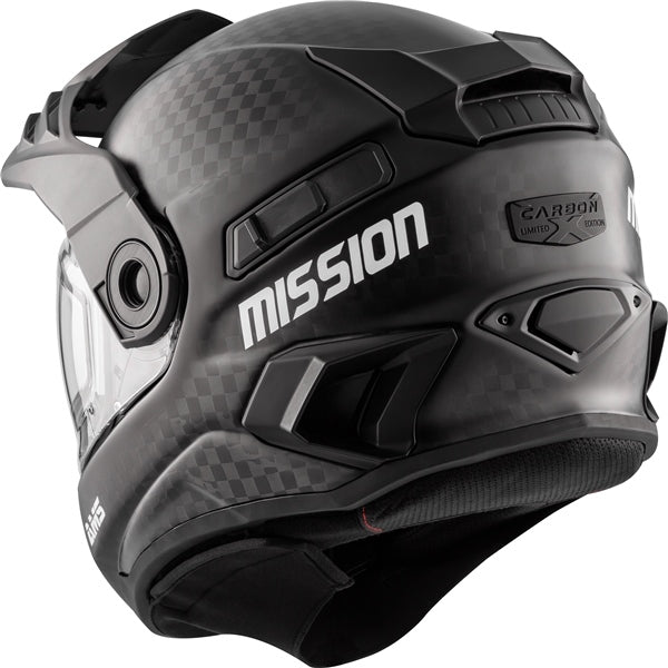 MISSION AMS EDL HELMET SOLID CARBON (Matte) | CKX