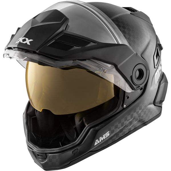 MISSION AMS EDL HELMET SOLID CARBON (Matte) | CKX