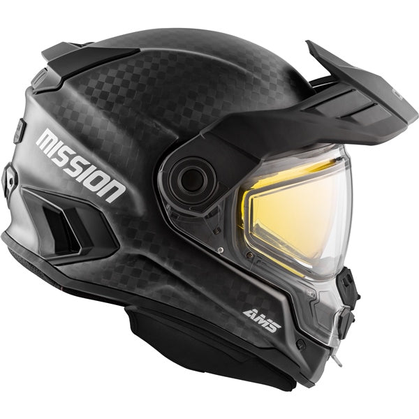 MISSION AMS EDL HELMET SOLID CARBON (Matte) | CKX