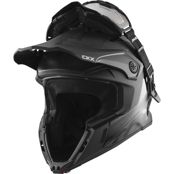 TITAN ELECTRIC DUAL LENSE HELMET (SOLID CARBON) | Kimpex