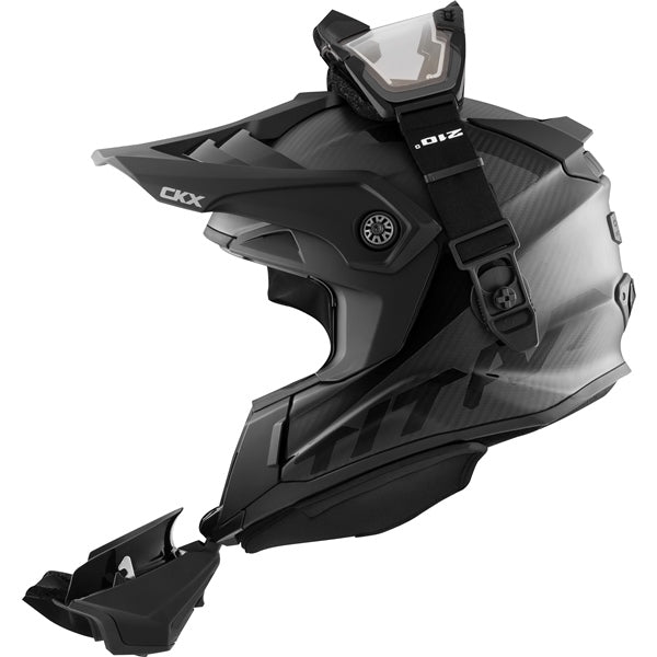 TITAN ELECTRIC DUAL LENSE HELMET (SOLID CARBON) | Kimpex