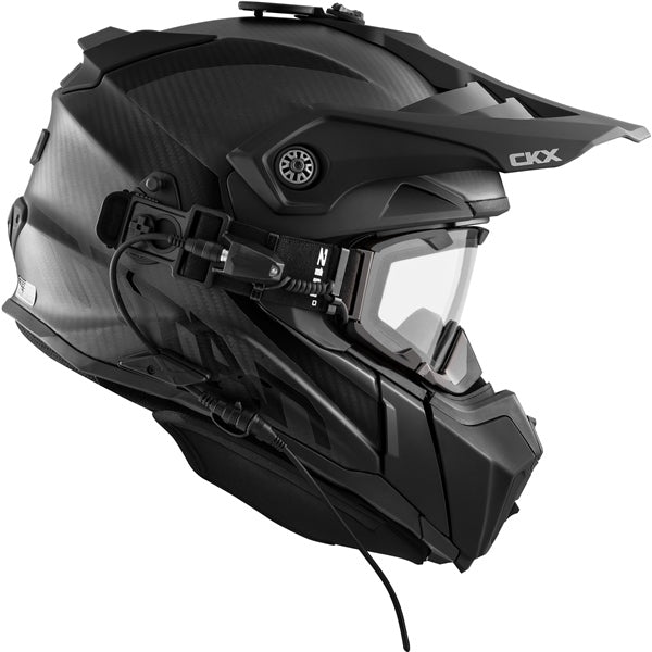 TITAN ELECTRIC DUAL LENSE HELMET (SOLID CARBON) | Kimpex