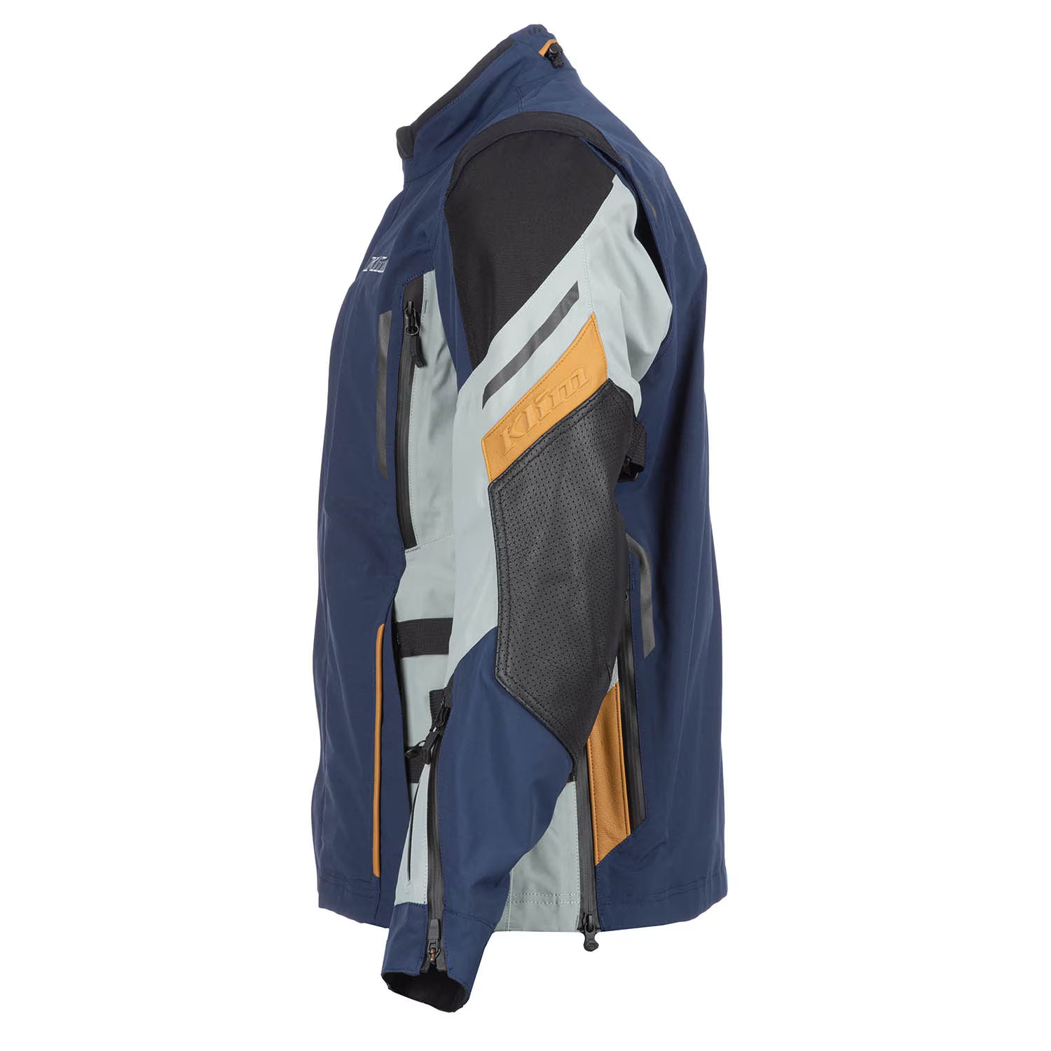 LATITUDE MOTORCYCLE JACKET (Dress Blues/Golden Brown) | KLIM