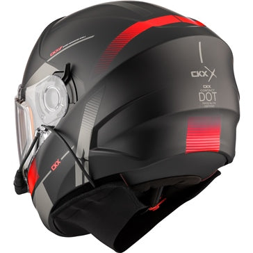 CONTACT FULL FACE HELMET EDGE WINTER (Red/Black) | CKX