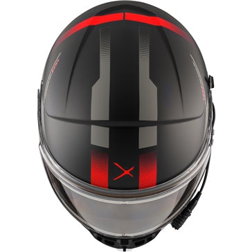 CONTACT FULL FACE HELMET EDGE WINTER (Red/Black) | CKX