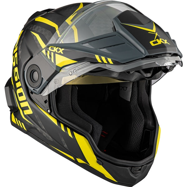 CARBON MISSION ELECTRIC HELMET (Mat Yellow) | CKX
