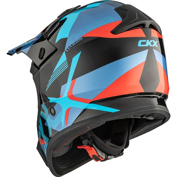 TX228 OFF ROAD HELMET (Lord Glossy Blue/Orange) | CKX