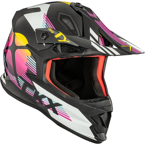 TX319 OFF ROAD HELMET (Galactic Glossy White/Black) | CKX