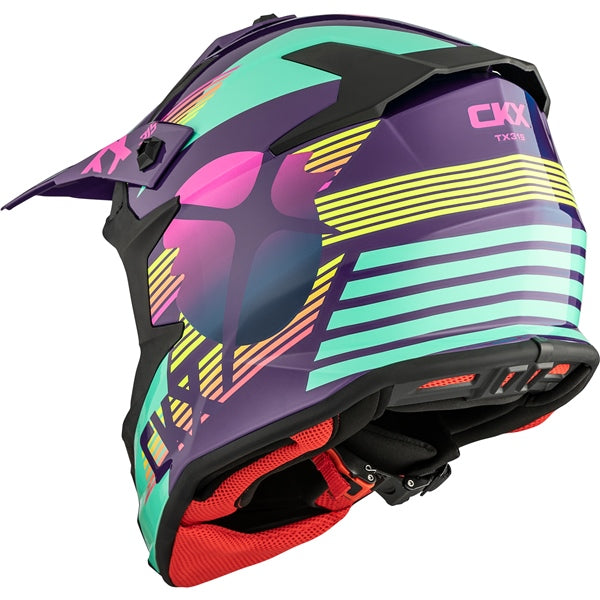 TX319 OFF ROAD HELMET (Galactic Glossy Purple) | CKX
