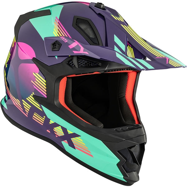 TX319 OFF ROAD HELMET (Galactic Glossy Purple) | CKX