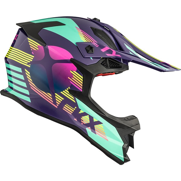 TX319 OFF ROAD HELMET (Galactic Glossy Purple) | CKX