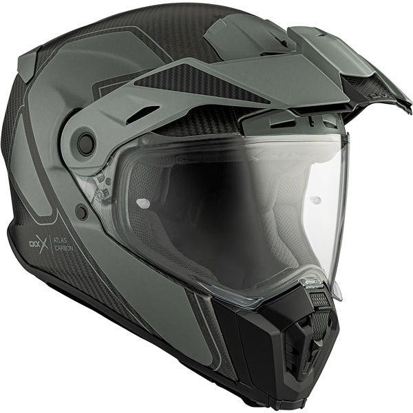 ATLAS CARBON DUAL SPORT HELMET (Mat Khaki Green) | CKX