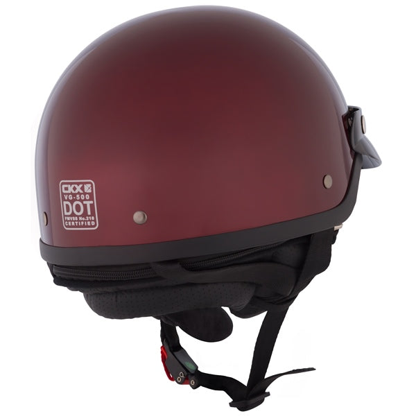 VG500 HALF HELMET (Glossy Red Wine) | CKX