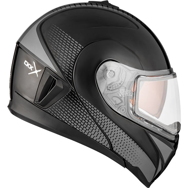 TRANZ 1.5 AMS ELECTRIC MODULAR HELMET (Glossy Grey) | CKX