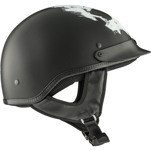 BULLET HALF HELMET (Lull- Gloss Black/White) | CKX