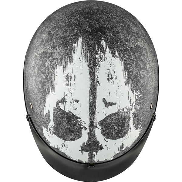REVOLT RSV HALF HELMET (Lull- Gloss Black/White) | CKX
