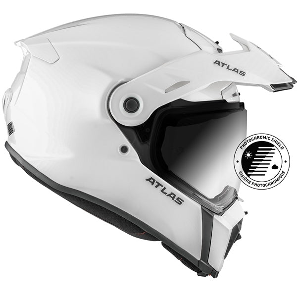 ATLAS DUAL SPORT HELMET (Glossy Pearl White) | CKX