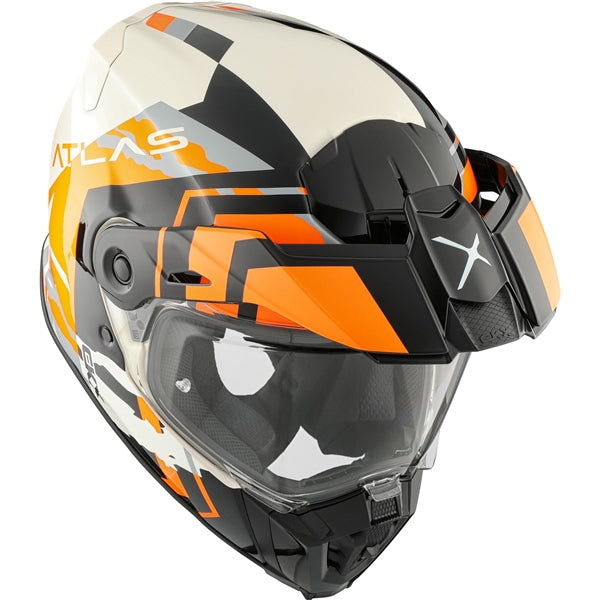 ATLAS DUAL SPORT HELMET (Equinox- Glossy Orange) | CKX