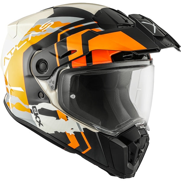 ATLAS DUAL SPORT HELMET (Equinox- Glossy Orange) | CKX
