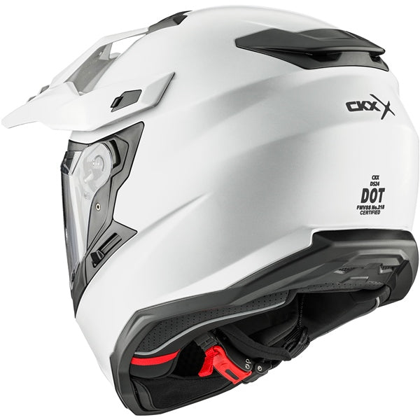 DS24 DUAL SPORT HELMET (Glossy Pearl White) | CKX
