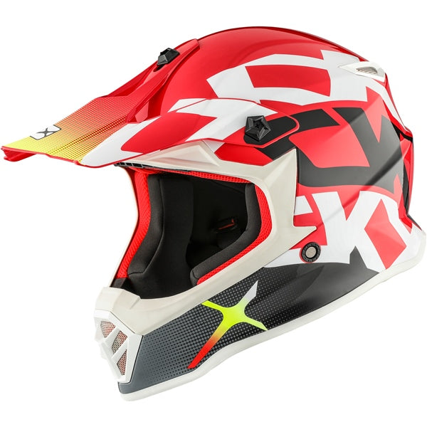 TX019Y YOUTH OFF ROAD HELMET (Howl Glossy Red) | CKX