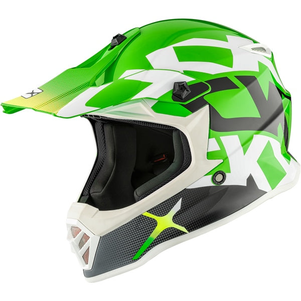 TX019Y YOUTH OFF ROAD HELMET (Howl Glossy Green) | CKX