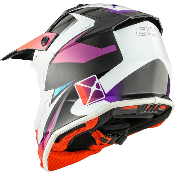 TX319 OFF ROAD HELMET (Skyway Glossy Blue/Red) | CKX