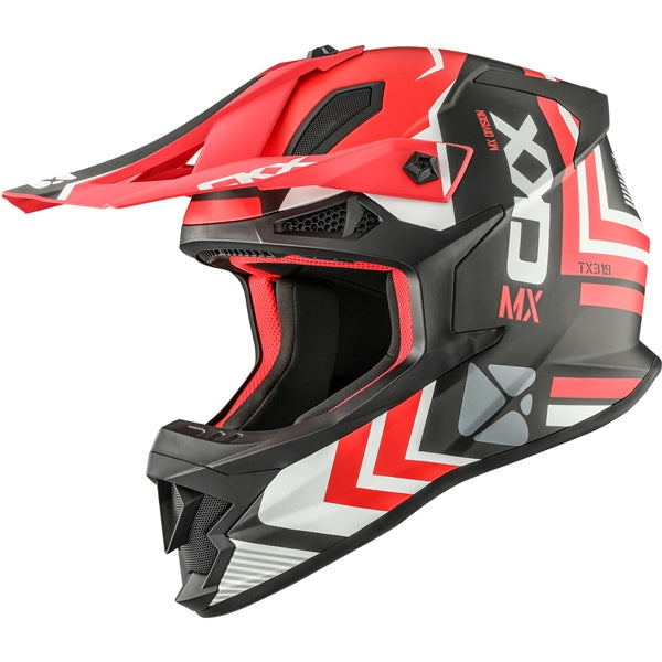 TX319 OFF ROAD HELMET (Arrow Mat Red) | CKX
