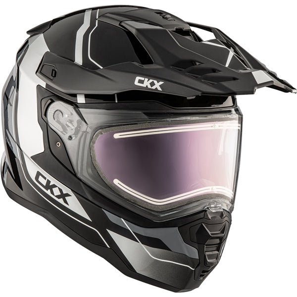 DS24 DUAL LENS ELECTRIC HELMET (Glossy Grey) | CKX