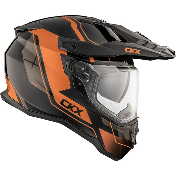 DS24 DUAL LENS ELECTRIC HELMET (Glossy Orange) | CKX